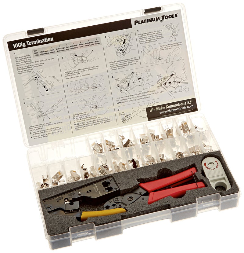 Platinum Tools 90170 10Gig Termination Kit. Box. , Black - Image 3