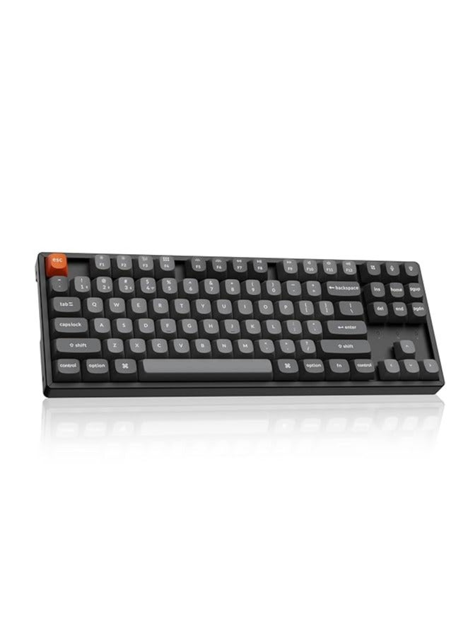 Keychron Keychron K8 Max TKL Wireless Mechanical Keyboard, QMK 2.4 GHz/Bluetooth 5.1/Wired with Aluminum Frame, RGB Backlit Hot-Swappable Programmable Keychron Super Red Switch for Mac Windows Linux - Image 1
