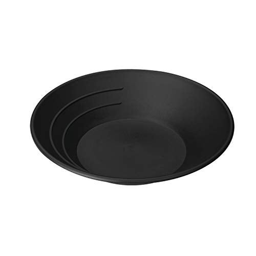 Stansport Plastic Gold Pan Small (606),Black, 10.5-inch - Image 1