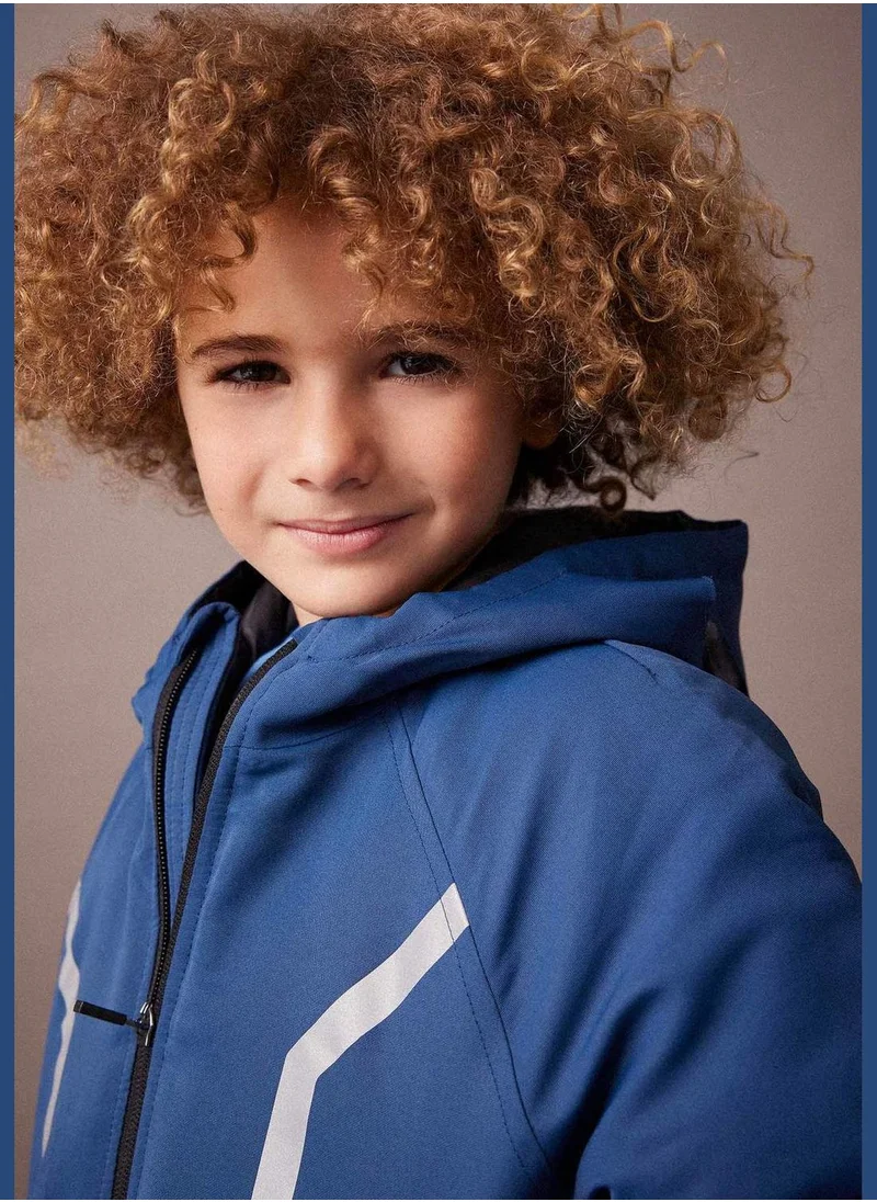 DeFacto Boy Hooded Long Sleeve Parka