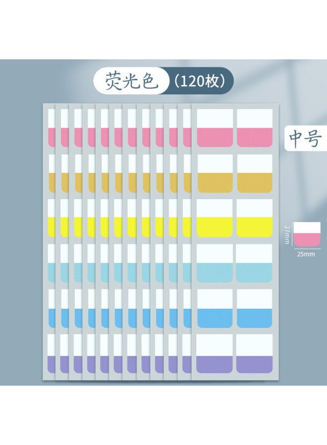 NATHAN Index Stickers Small Card Paging Label Stickers Writable Sticky Notes Creative Student Color Note Stickers Instruction Stickers - Image 1