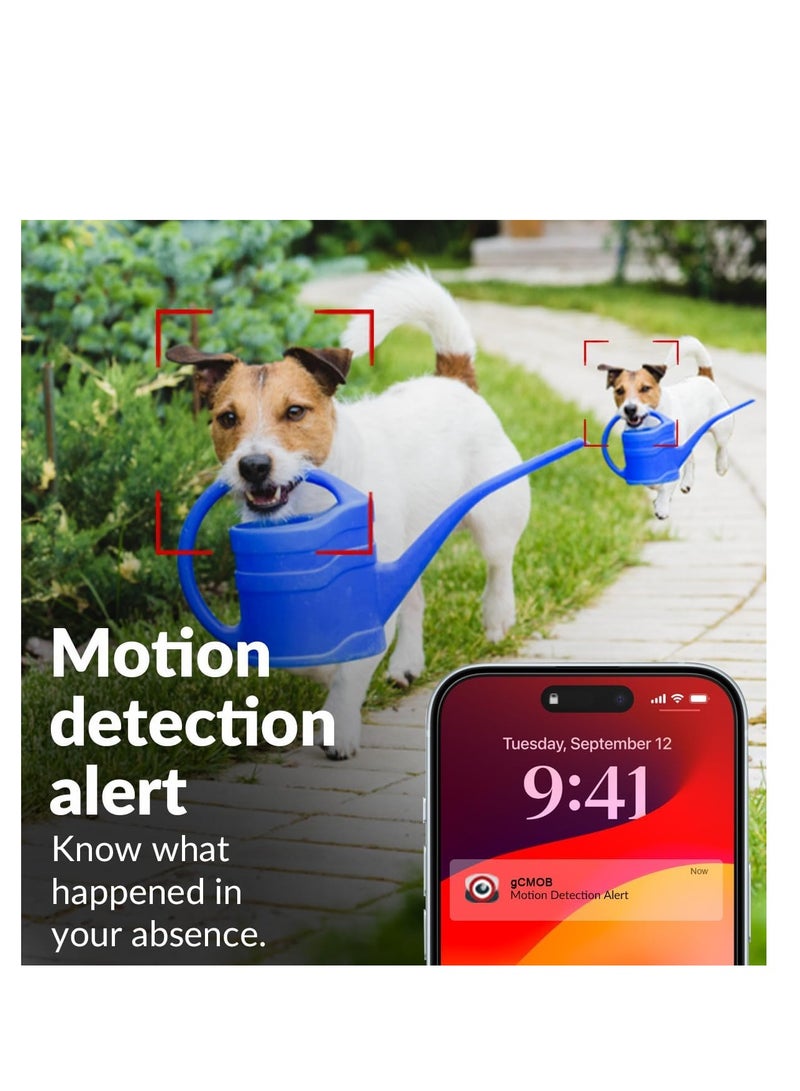 CP PLUS 4MP Wi-fi Full Color Outdoor Smart Security Camera , Alexa & OK Google | CP-Z43A - Image 4