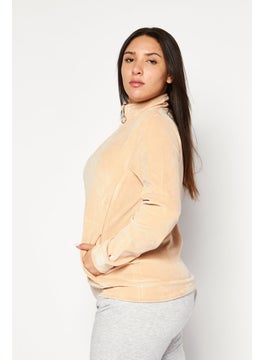 Champion Women Sportswear Fit Training Sweatshirt, Peach  - Image 3