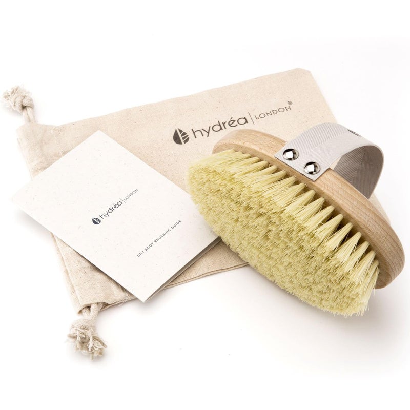 Hydrea London Dry Brushing Body Brush with Cactus Bristle - Cellulite Remover, Vegan Best Dry Brush for Flawless Skin, Helps Improve Lymphatic Drainage - FSCÂ® Certified Beechwood. - Image 3