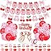K KUMEED Cherry Birthday DecorationsCute Happy Birthday Cherry and Bow BannerSummer Fruit Cherries Party Supplies Cake Topper Latex Balloons for Birthday Party Decorations - Image 2