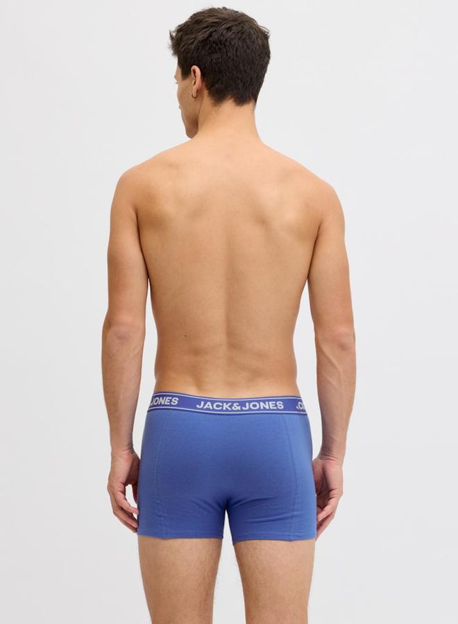 جاك اند جونز حزمة من 3 سراويل داخلية بخصر مطبع - Image 3