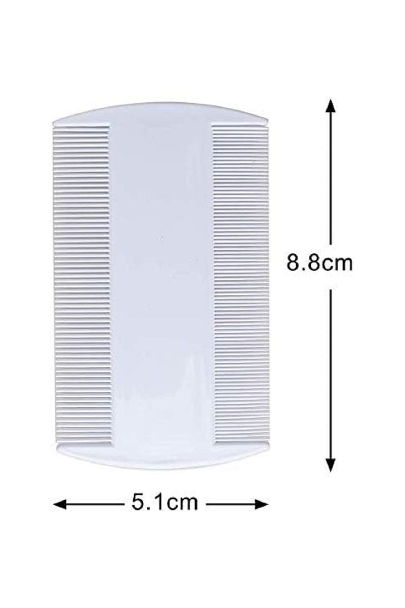 White Durable Comb - Double Sided Hair Lice Removal Comb - Effective and Safe for All Ages (2 Pack) - Image 4