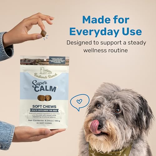 Badlands Ranch Super Calm Soft Chews for Dogs – Superfood Blend with Ashwagandha, Lion’s Mane Mushroom & L-Theanine – 60 Soft Chews - Image 5