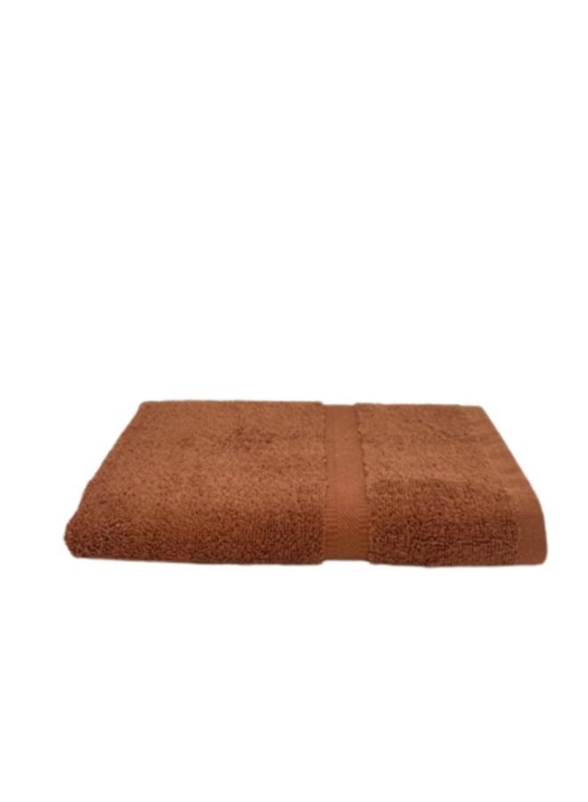 BYFT منشفة يد فاخرة كاميليا (بني داكن) (40 × 75 سم - مجموعة من 1) قطن نقي عالي الامتصاص وسريع الجفاف، بياضات حمام عالية الجودة للفنادق والمنتجعات مع دوبي قطري -550 جرامًا للمتر المربع - Image 2