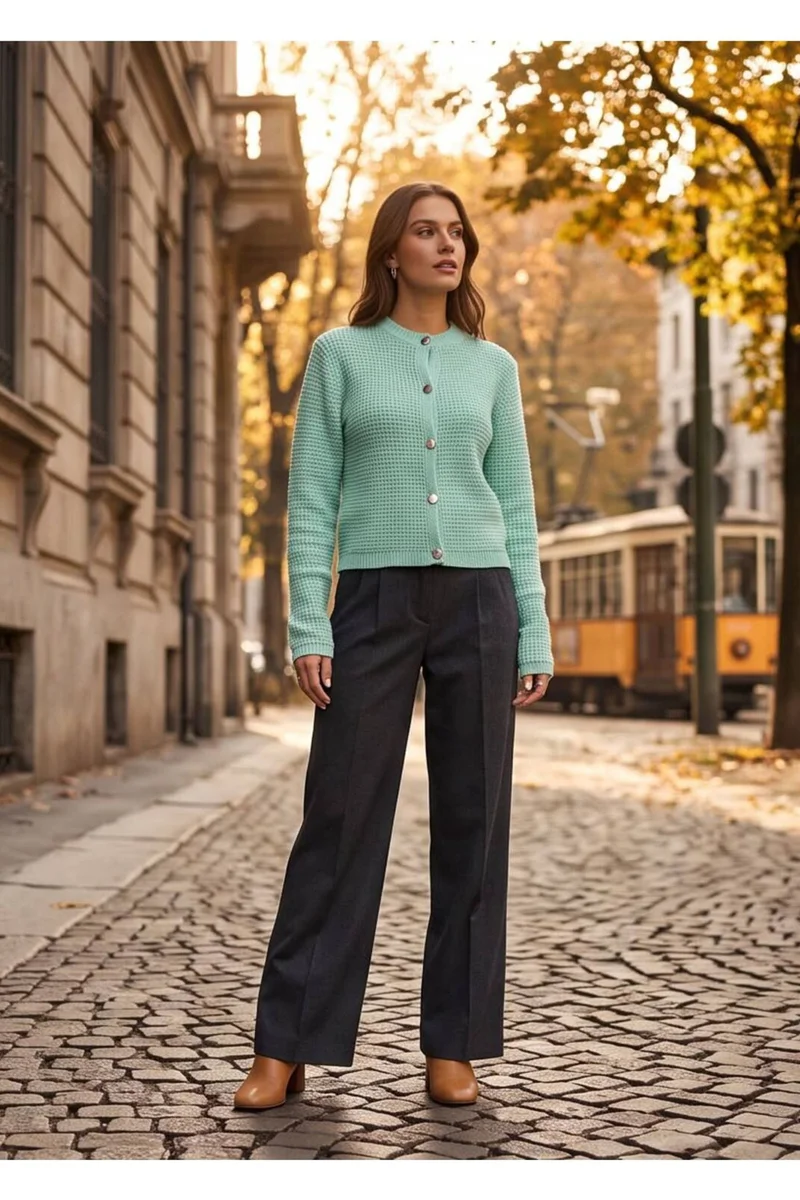 رايفان RYVAN Women's Knit Cardigan