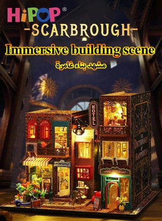DIY Doll House,European Dollhouse Kit Villa Model with Light,Mini DIY Dollhouse Accessories - view 5