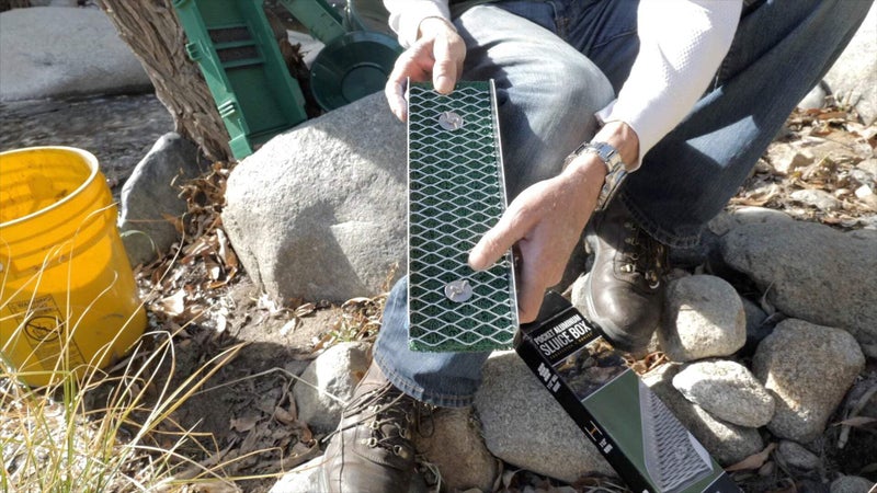 Sluice Fox Pocket Gold Sluice Box - 12 inch Portable Aluminum Alloy Mini Sluice Box with Miner's Moss and V Matting - Prospecting Sluice for panning Tool Kits - Image 4