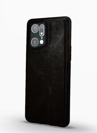 جراب خلفي من الجلد الصلب الفاخر لهاتف Oppo Find X5 Pro، جراب خلفي من مادة TPU الصلبة وحماية كاملة متوافقة مع هاتف Oppo Find X5 Pro (6.7 بوصة) (أسود) - pzsku/ZCFBC920D7FF304451503Z/45/_/1733334011/e9167194-1026-4785-8424-948d055cfeef
