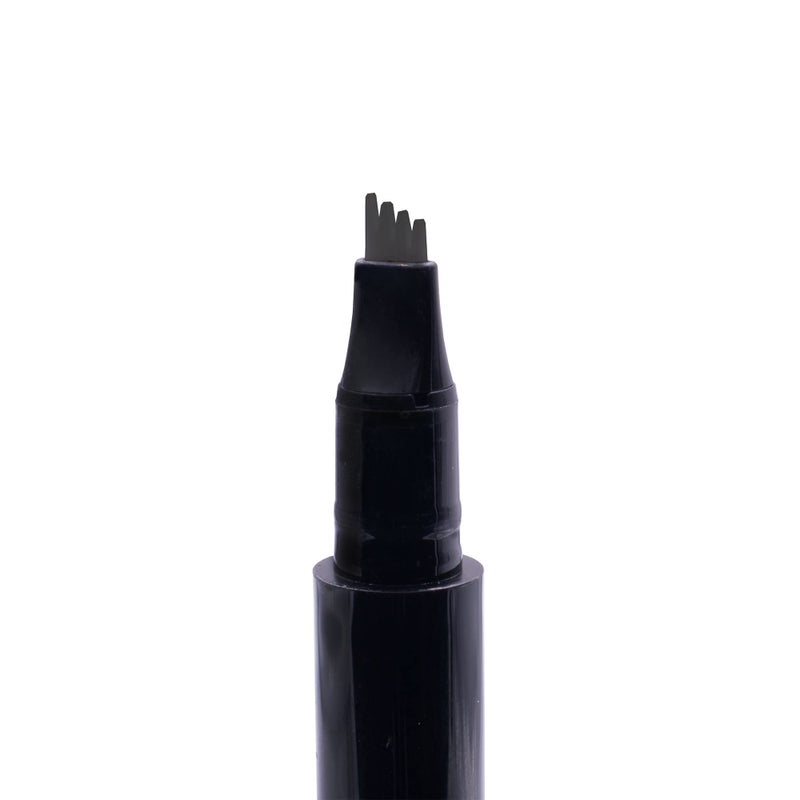 Arches & Halos Microblading Brow Shaping Pen - Fuller, More Defined Brow - Long-lasting, Smudge Resistant, Rich Color - Vegan and Cruelty Free Makeup - Charcoal - 1 ml - Image 3