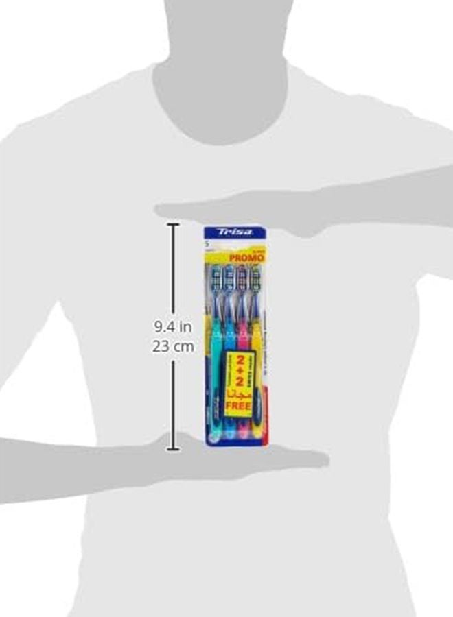 TRISA فرشاة فليكس هيد سوفت 2+2 مجانية - Image 3