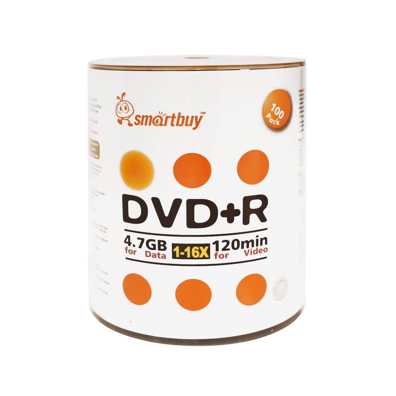 Smartbuy Smart Buy 200 Pack DVD+R 4.7gb 16x Logo Blank Data Video Movie Recordable Disc, 200 Disc 200pk - Image 1