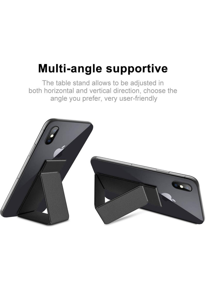 Generic - Strong and stable foldable mobile phone grip and stand, finger holder, suitable for all phones - multicolor - Image 1