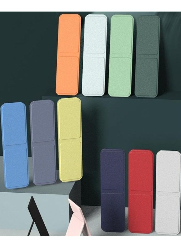 Generic - Strong and stable foldable mobile phone grip and stand, finger holder, suitable for all phones - multicolor - Image 1