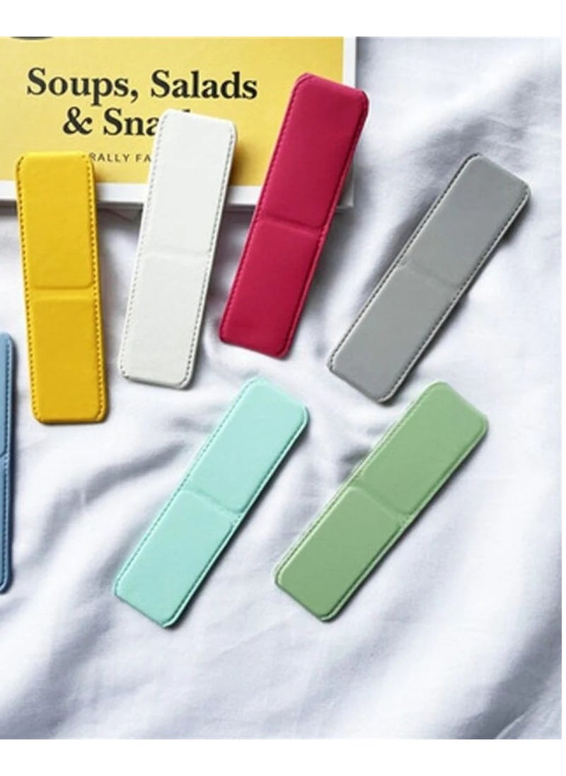 Generic - Strong and stable foldable mobile phone grip and stand, finger holder, suitable for all phones - multicolor - Image 1