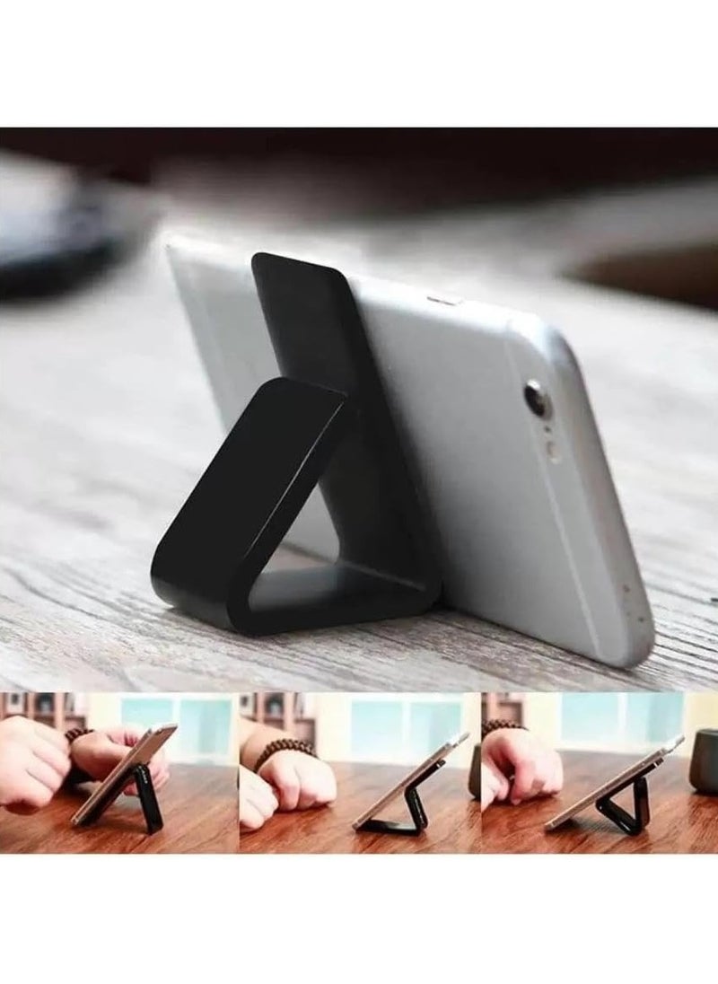 Generic - Strong and stable foldable mobile phone grip and stand, finger holder, suitable for all phones - multicolor - Image 1