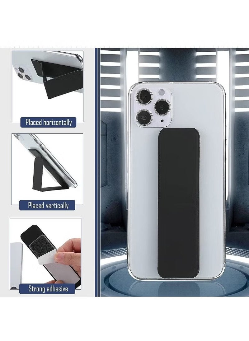 Generic - Strong and stable foldable mobile phone grip and stand, finger holder, suitable for all phones - multicolor - Image 1