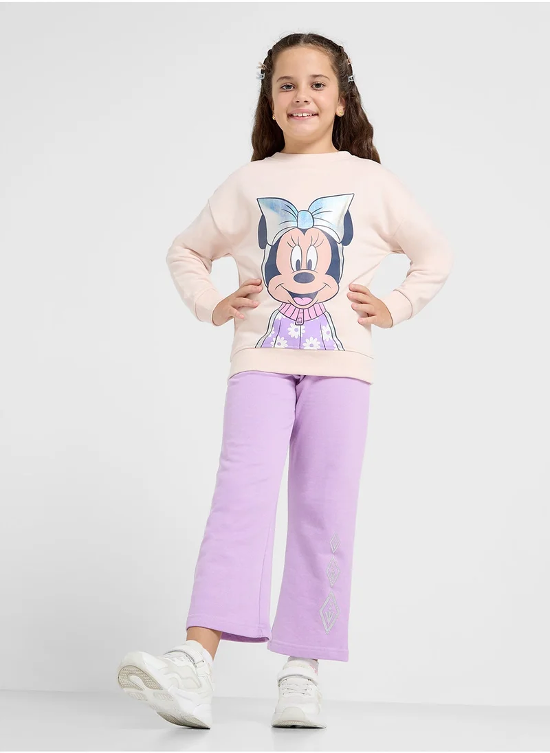 ديزني Minne Mouse Graphic Sweat Shirt