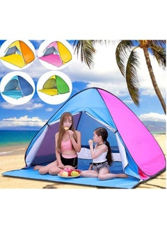erorex Pop Up Beach Tent For Baby - Quick And Easy Set Up, Beach Shade Tent For 3/4 Person With Upf 50+ Uv Protection, Portable Sun And Water Shelter For Fishing, Camping, Hiking  - Image 2