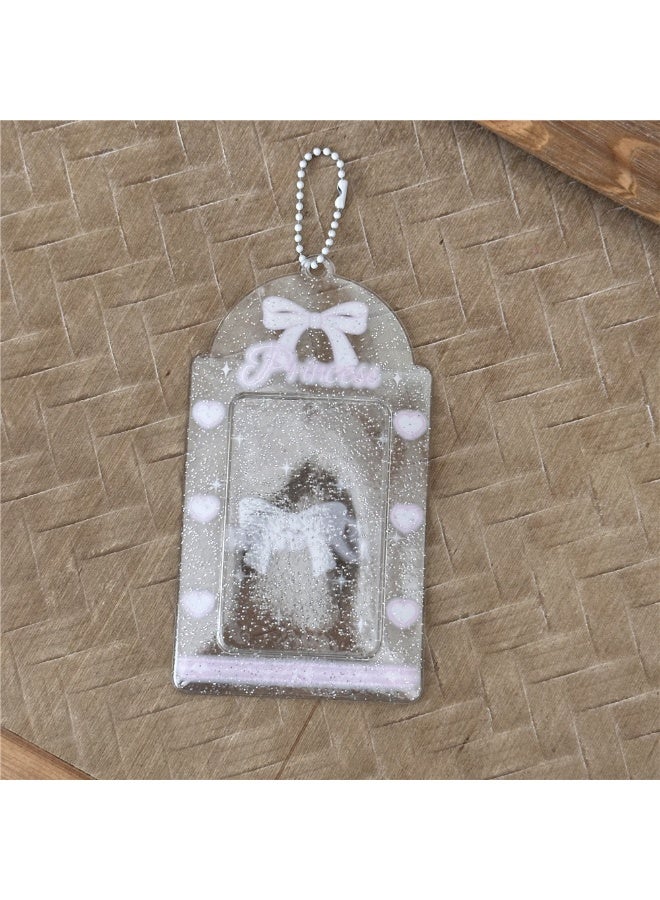 NIBEMINENT 1 - Piece Puppy Kpop Photo Card Holder Pendant Key Chain ID Badge Holder ID Card Holder Photo Card Protector for School ID Office ID Access Card for Women Girls - Image 1