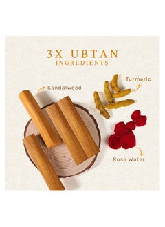 LOTUS HERBALS Lotus Herbals Radiance Boost Ubtan Face Cream SPF 20Turmeric, Sandalwood and Rose Water Glowing Skin Reducing Dark Spots Paraben free Mineral Oil Free 50gm  - Image 3