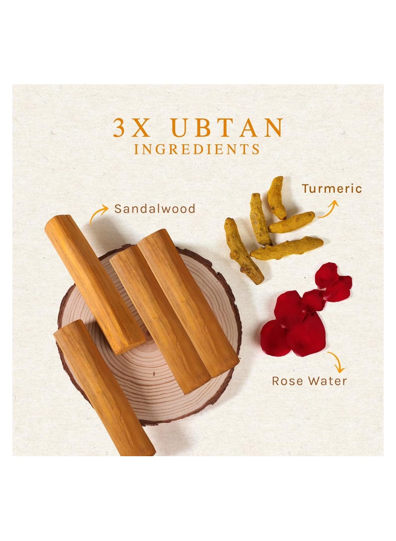 LOTUS HERBALS Lotus Herbals Radiance Boost Ubtan Face Cream SPF 20Turmeric, Sandalwood and Rose Water Glowing Skin Reducing Dark Spots Paraben free Mineral Oil Free 50gm - Image 3
