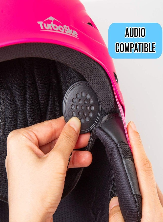 TurboSke Ski Helmet, Snowboard Helmet, Snow Sports Helmet for Men Women and Youth (Pink, L) - Image 5