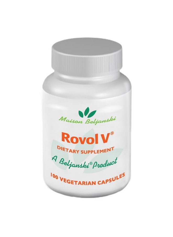Beljanski ® - Rovol V® Dietary Supplement - Rauwolfia Vomitoria Extract - 100 Capsules  - Image 1