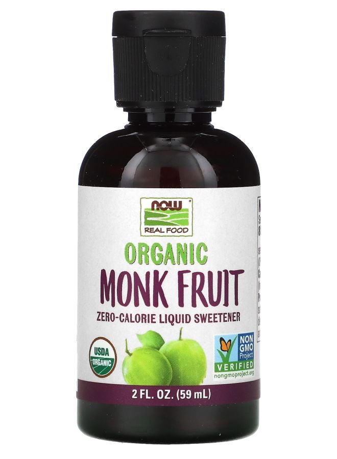 now محلي سائل من فاكهة الراهب العضوية 2 أونصة سائلة (59 مل)