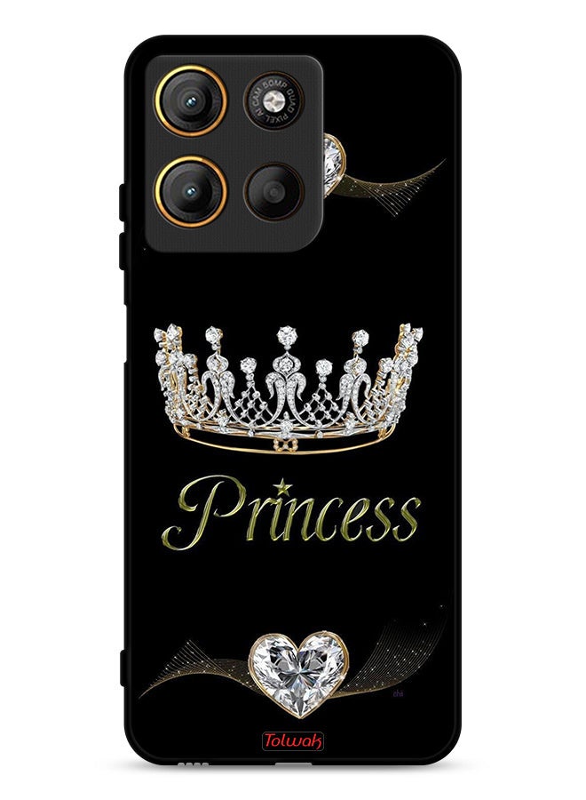 Tolwak Motorola Moto G15 Protective Case Cover Princess