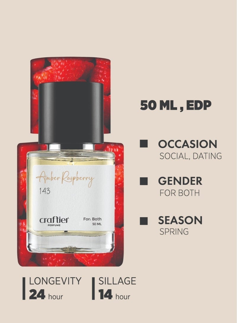 Craftier Perfume AMBER RASPBERRY - Inspired of-OMBRE NOMADE, Eau De Parfum for Men & Women - 50ml, Long Lasting Ambery Fragrance Upto 24 Hrs, Travel Size Unisex Perfume - Image 5