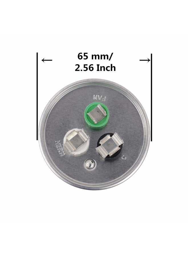 BOJACK 50+5Uf 50/5Mfd ±6% 370V/440V Cbb65 Dual Running Circular Start Capacitor for AC Motor Operation Or Straight Fan Or Condenser Start - Image 2