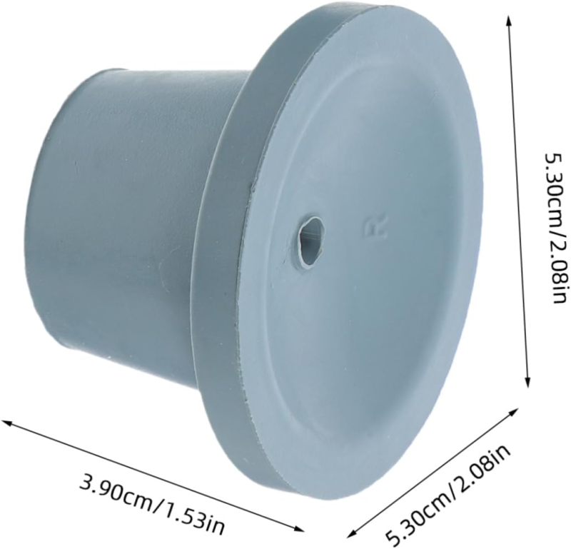 Bathtub Chair Feet 28.6mm Non-slip Rubber Bathtub Feet - Grey Replacement Feet for Bathroom Safety Accessories - Image 2