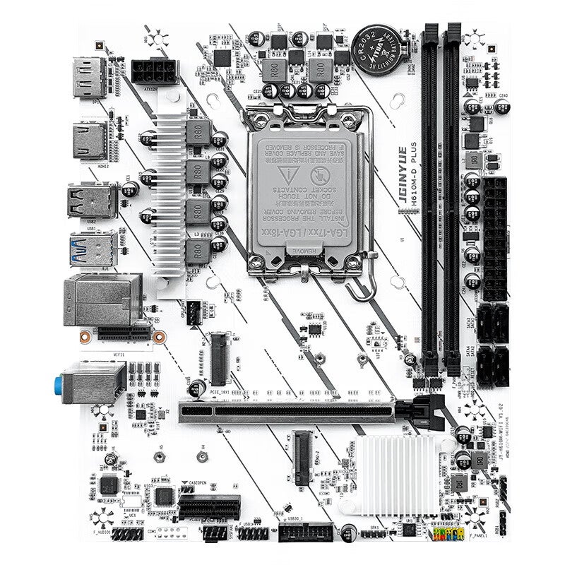 JD Jing Zao Jingyue H610M-D PLUS Motherboard, 1700-Pin DDR4 Memory, Gaming Motherboard for I3 12100F/12400F/13400F, Intel H610 Motherboard/LGA 1700 - Image 2