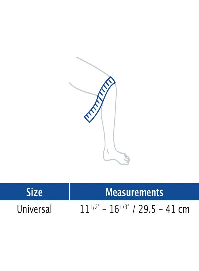 Actimove Sports Edition Patella Strap Adjustable with COOLMAX AIR Technology - Pain Management for Jumper's Knee, Patellofemoral Pain Syndrome - Left/Right Wear - Black, Universal Size - Image 5