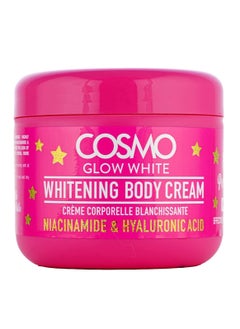 COSMO كريم تبييض الجسم كوزمو جلو وايت 300 جرام | لبشرة أكثر شباباً | تبييض البشرة العناية | للجنسين | لون القرنفل  - Image 1