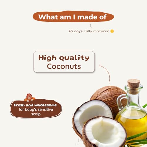 ROOT and SOIL Baby Coconut Hair Oil — 100ml | 0+ Months | Cold-Pressed | Naturally Harvested Coconuts | Sulphate-Free | Newborn & Infant Friendly | Cradle Cap & Hair Growth Support - Image 3