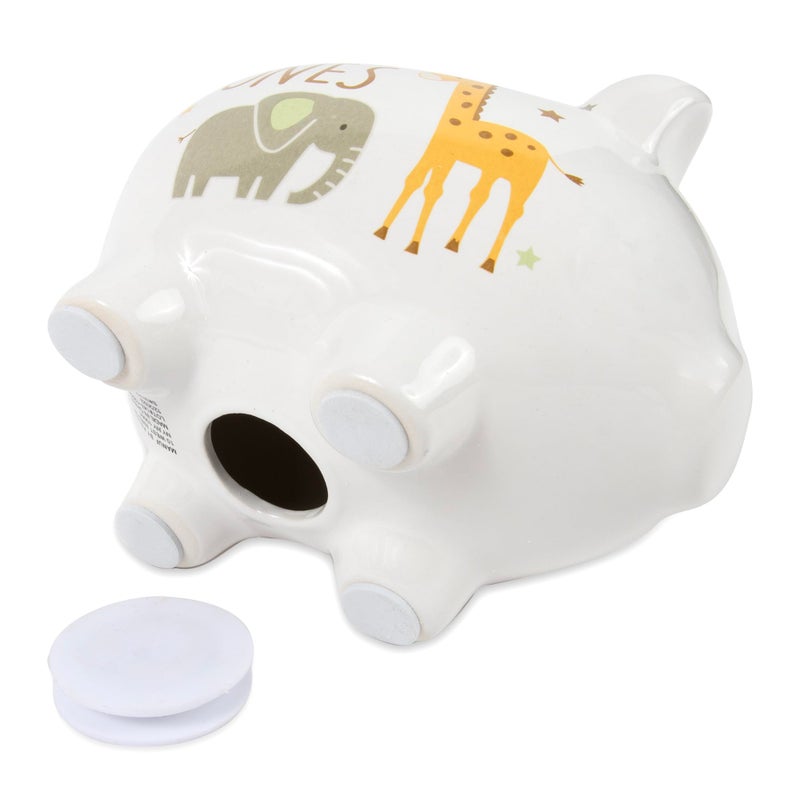 Baby Essentials My First Piggy Bank, Baby's First Piggy Banks for Boys and Girls (Thank Heaven Animals) - Image 3