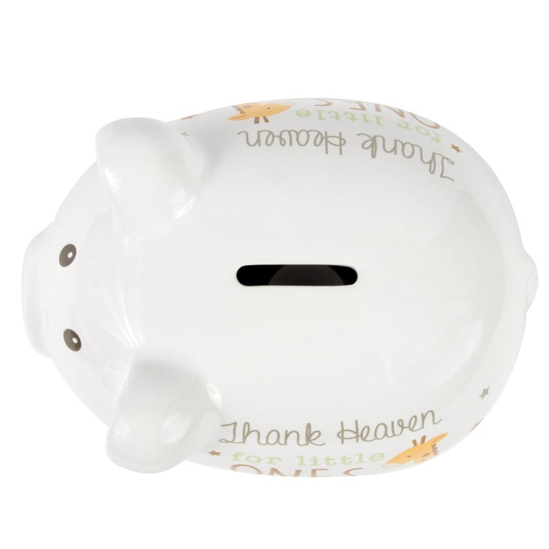 Baby Essentials My First Piggy Bank, Baby's First Piggy Banks for Boys and Girls (Thank Heaven Animals) - Image 5