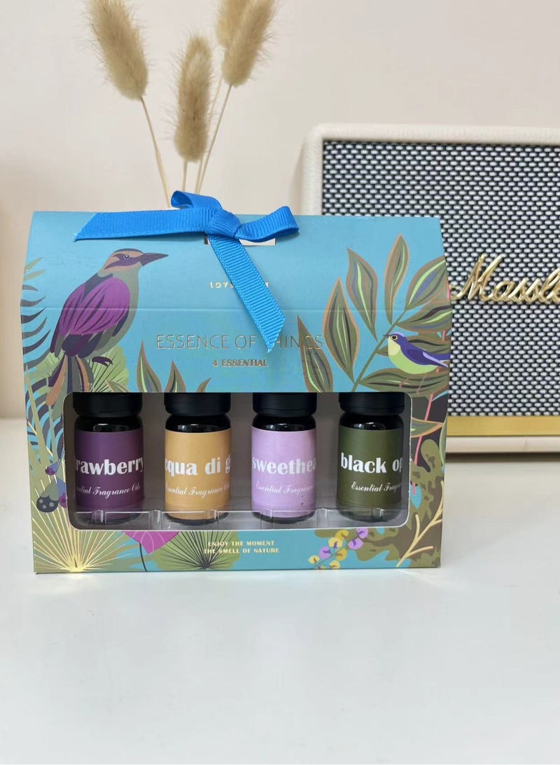 Aroma  Oils Suit,4pcs x 10 mL
