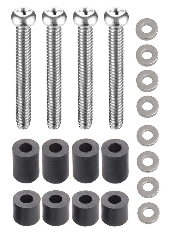 Coret M8 Screws and Washer TV Wall Mount Kit, 304 Stainless Steel M8 x 45mm TV Mounting Bolts Screws for Samsung TV with 25mm Long Spacers - Image 1