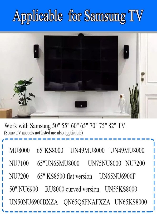 Coret M8 Screws and Washer TV Wall Mount Kit, 304 Stainless Steel M8 x 45mm TV Mounting Bolts Screws for Samsung TV with 25mm Long Spacers - Image 4