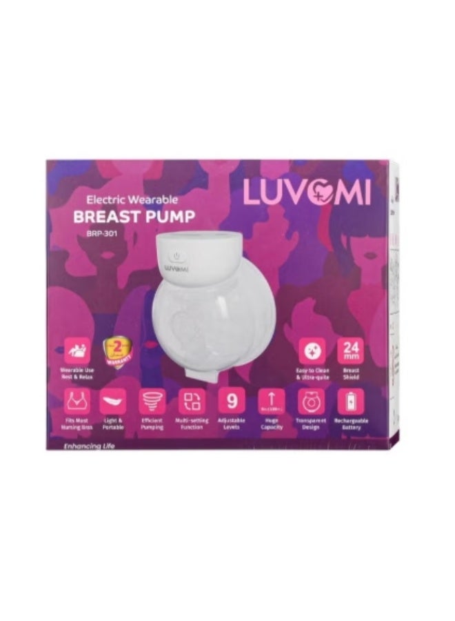 Luvomi Electric Wearable Breast Pump BRP-301 – Hands-Free Portable Breast Pump - Image 1