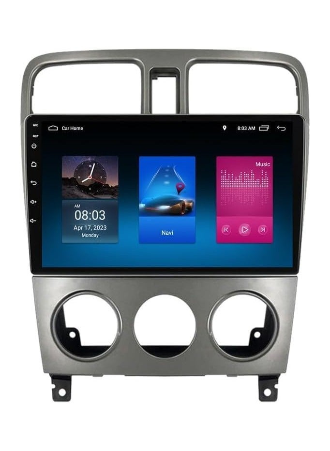 SHEZA STAR Android Car Stereo for Subaru Forester SG 2002-2008 2GB RAM 32GB ROM Support Carplay, Mirror Link Wi-Fi BT, Radio GPS Navigation, 9 Inch IPS Touch Screen with AHD Camera Included - Image 1