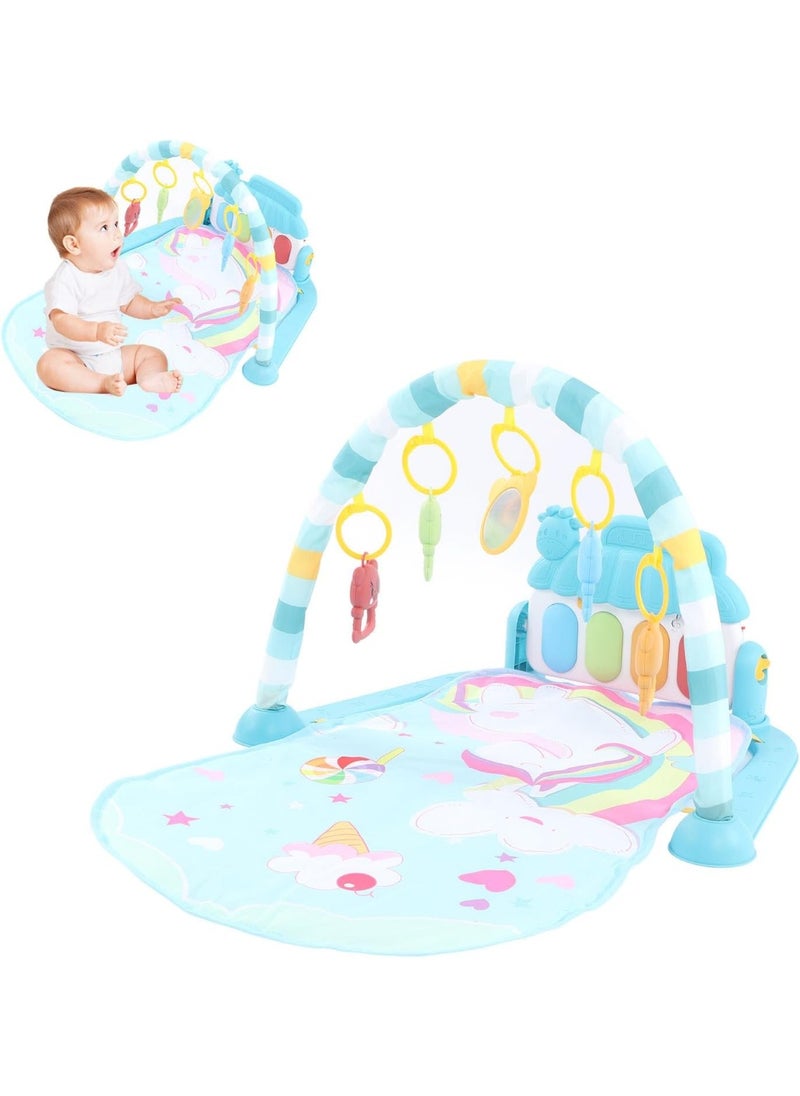 Prime Piano Play Mat for Kids – Lightweight, Foldable, and Detachable Educational Play Mat, Perfect for Travel (Blue)  - Image 4