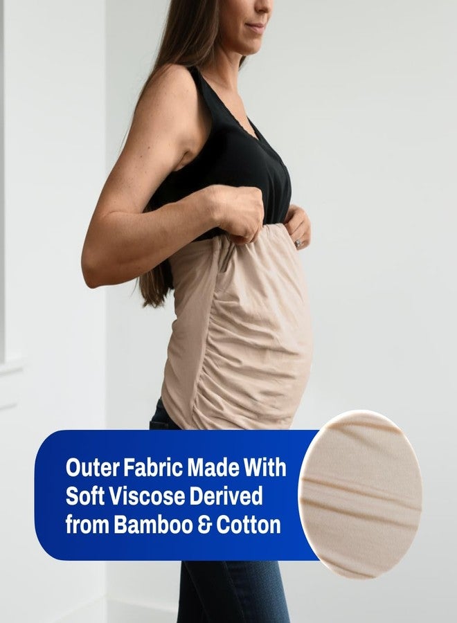 DefenderShield EMF & 5G Radiation Blocking Baby Belly Band for Pregnancy Maternity Viscose made from Bamboo/Cotton Blend (Small 2-8, US) - Image 5